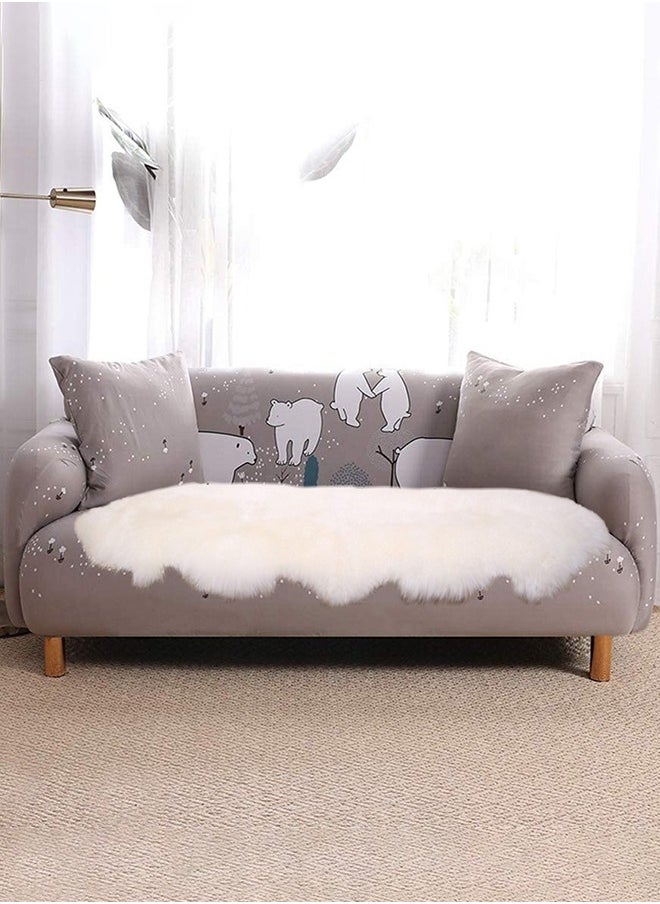 Garlo Faux Sheepskin Rugs Faux Fleece Chair Cover Seat Pad Soft Fluffy Shaggy Area Rugs For Bedroom Sofa Floor  - Image 5