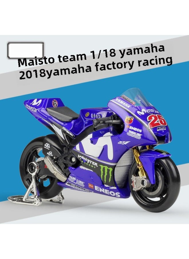 Meichi Figure 1:18 Honda HONDA 2021 RC213V Racing Simulation Alloy Motorcycle Finished Model-Colour:2018 yamaha team no. 25 - pzsku/Z24958F327B8414E0B4EBZ/45/_/1741676776/9e790b0f-dbe5-4210-9ec3-a1dc97d2bff4