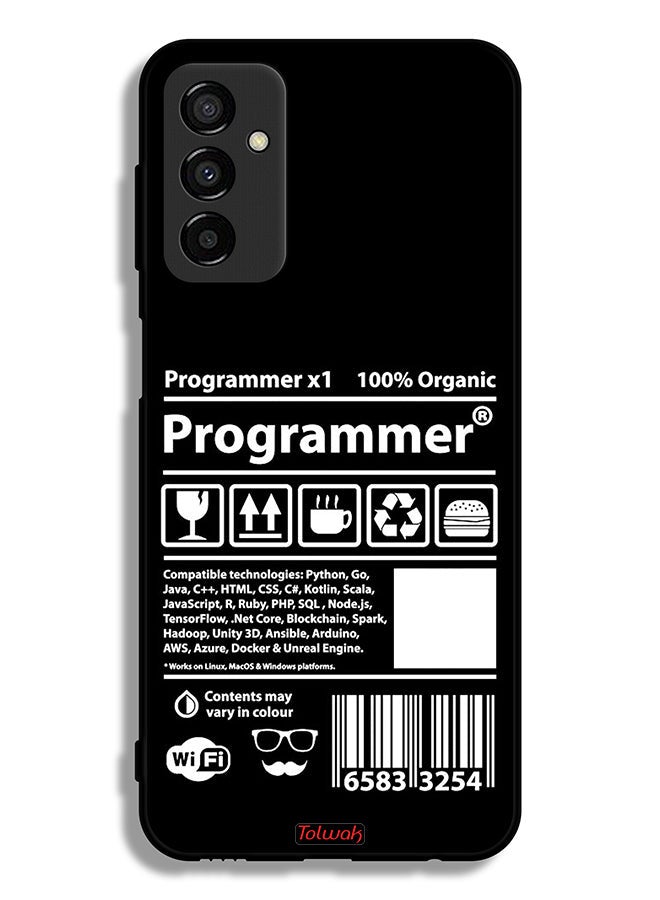 Tolwak Samsung Galaxy F23 Protective Case Cover Programmer Sticker - Image 2