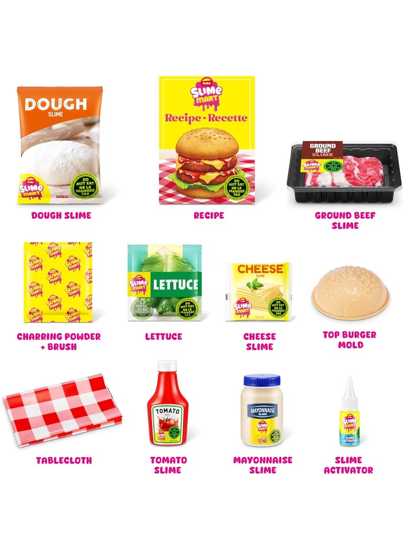 ZURU SLIME MART-SMALL SHOPPING BASKET-FAST FOOD,S1,WINDOW BOX,4PC- (15905A) - Image 3