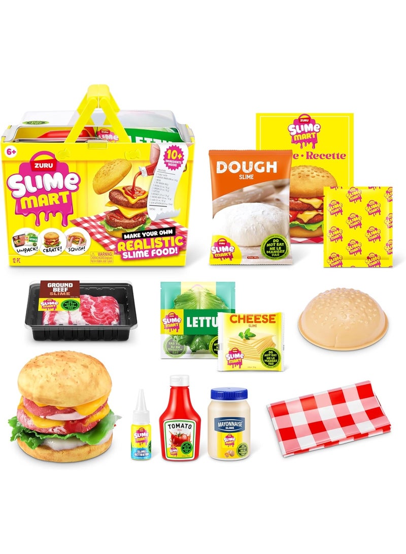 ZURU SLIME MART-SMALL SHOPPING BASKET-FAST FOOD,S1,WINDOW BOX,4PC- (15905A) - Image 1