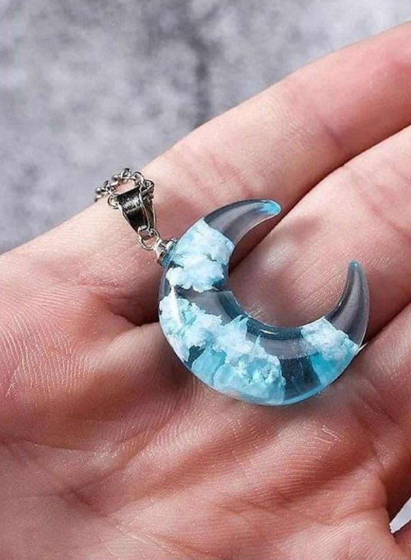 Women Chain Crescent Shape And Clouds - Image 3