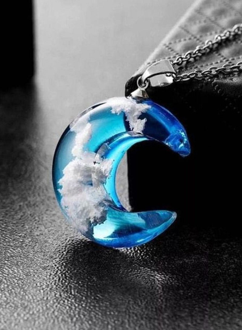Women Chain Crescent Shape And Clouds - Image 4