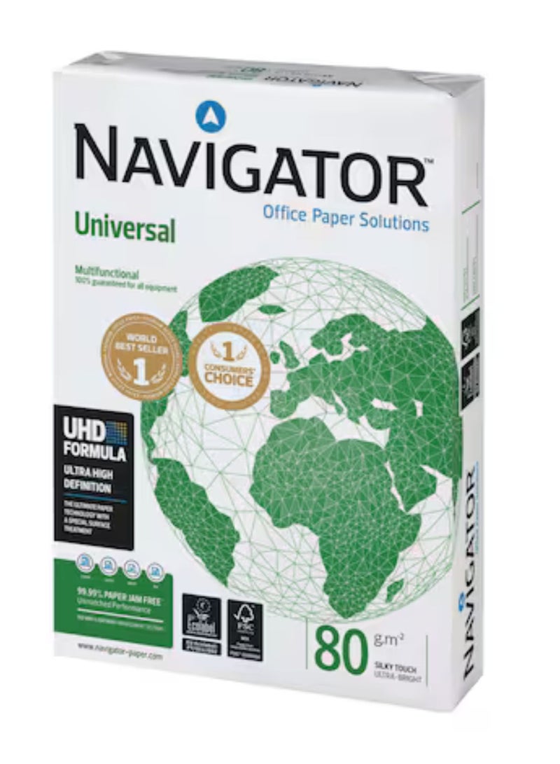 Navigator A4 80 gsm Paper 500 Sheets White - Image 1