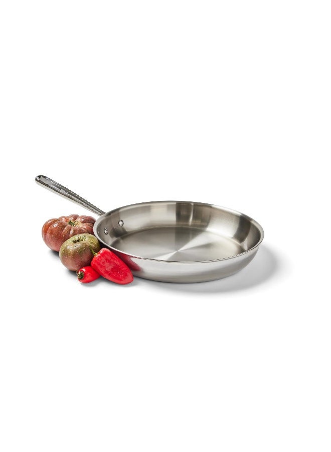 T-fal Pro Tri-Ply Stainless Steel, 12 inch Frypan, E5250764 - Image 2