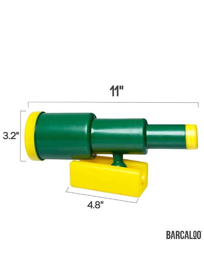 Barcaloo - Barcaloo Kids Playset Telescope â€“ Outdoor Backyard Playground Accessories for Kids Outdoors, Pirate Telescope for Swingset, Jungle Gym Accessories, Treehouse, Playset Accessories - Image 1