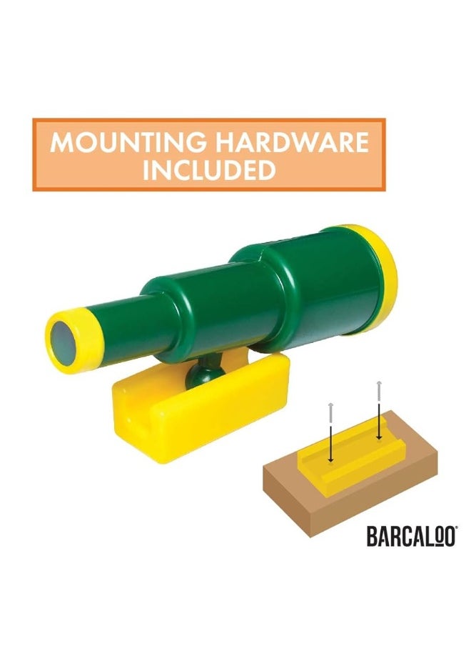 Barcaloo - Barcaloo Kids Playset Telescope â€“ Outdoor Backyard Playground Accessories for Kids Outdoors, Pirate Telescope for Swingset, Jungle Gym Accessories, Treehouse, Playset Accessories - Image 1