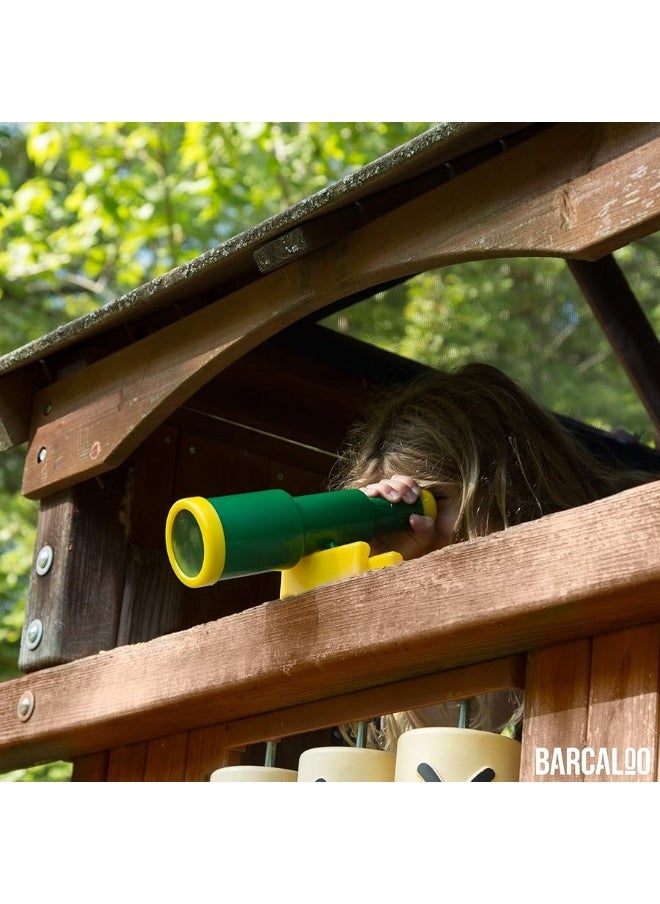 Barcaloo - Barcaloo Kids Playset Telescope â€“ Outdoor Backyard Playground Accessories for Kids Outdoors, Pirate Telescope for Swingset, Jungle Gym Accessories, Treehouse, Playset Accessories - Image 1