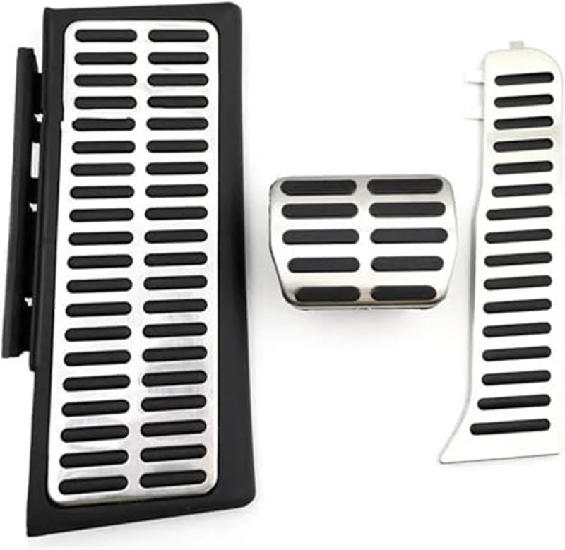 QASULER Stainless Steel Pedal Pad Set for A3 S3 - Image 5