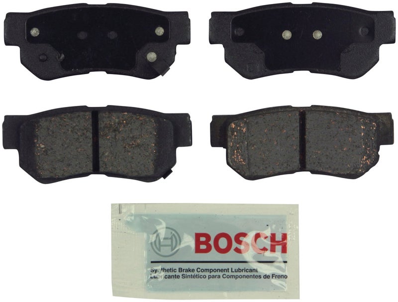 BOSCH BE813 Blue Ceramic Disc Brake Pad Set - Compatible With Select Hyundai Azera, Elantra, Santa Fe, Sonata, Tucson, XG300, XG350; Kia Amanti, Magentis, Optima, Sportage; REAR - Image 2