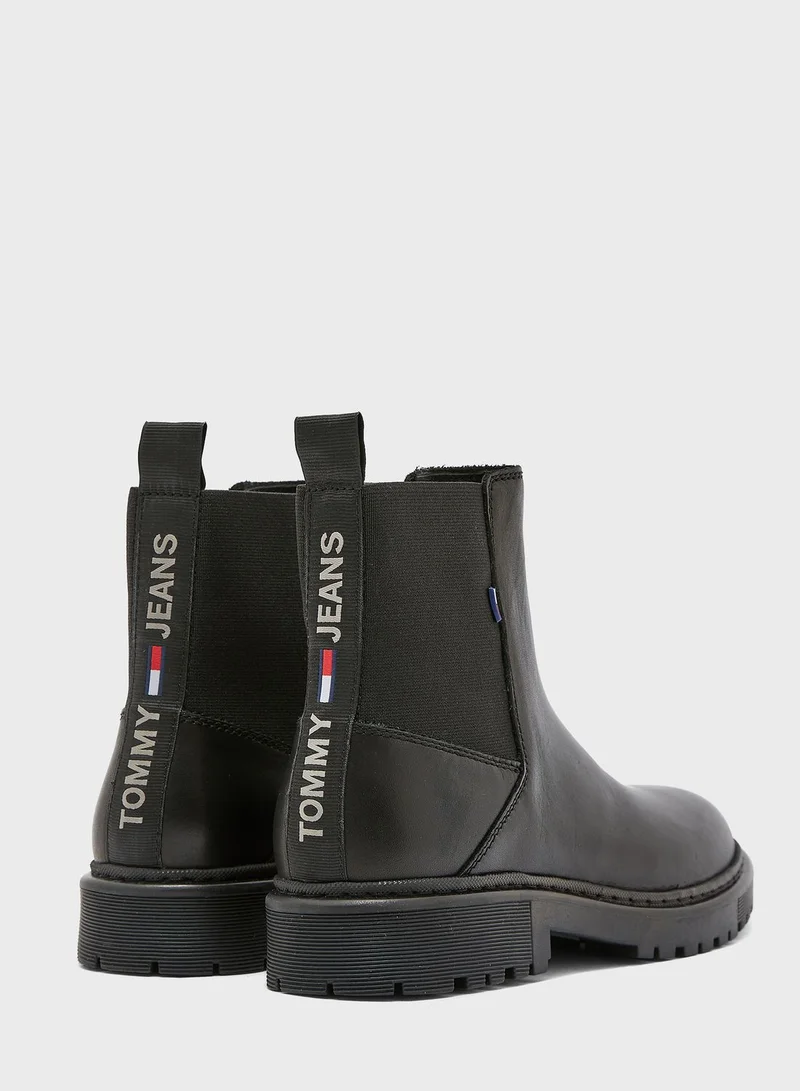 TOMMY HILFIGER Essential Leather Ankle Boot
