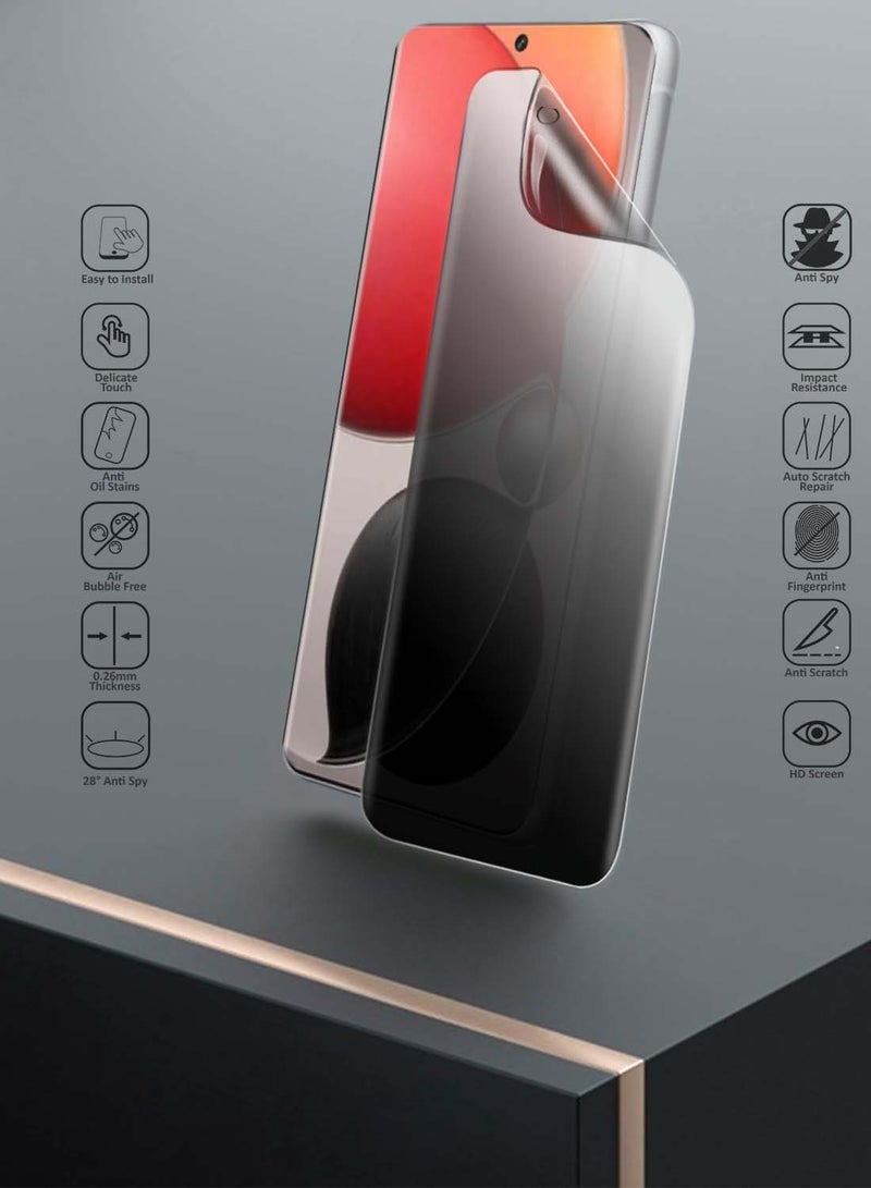 Yesido itel S25 Ultra 4G 2024 Premium Hydrogel Anti Spy / Anti Privacy Film Thin and Flexible Screen Protector (MSHFMP) - Clear - Image 2