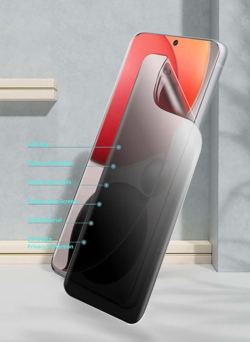 Yesido itel S25 Ultra 4G 2024 Premium Hydrogel Anti Spy / Anti Privacy Film Thin and Flexible Screen Protector (MSHFMP) - Clear - Image 3