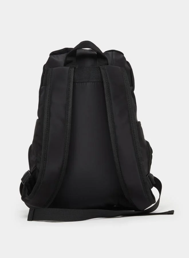 Styli Styli Black Nylon Drawstring Backpack