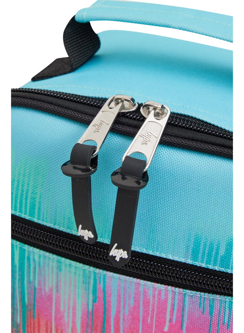 HYPE Kids Lunch Bag Pink Teal Pastel Drips | 4.5L Insulated Lunch Box | Thermal Lining | Girls School Picnic Travel - Image 5
