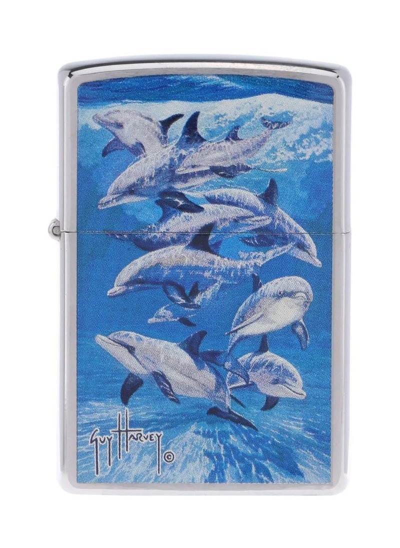 Zippo - Zippo Bottlenose Dolphin Lighter 21051-200 (Blue) - Image 1