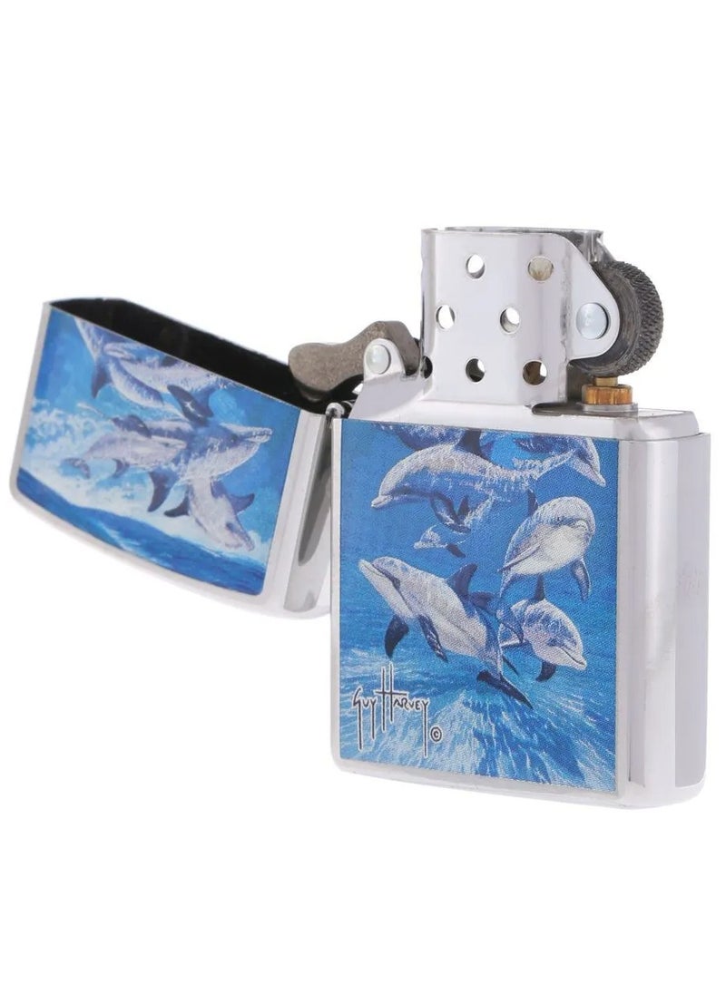 Zippo - Zippo Bottlenose Dolphin Lighter 21051-200 (Blue) - Image 1