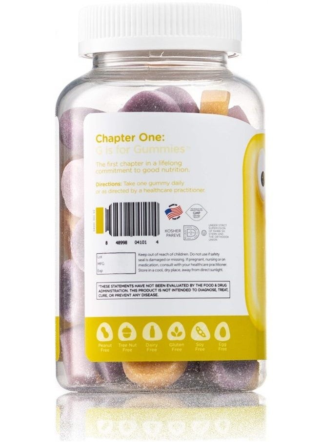 Zahler - Chapter Calcium with Vitamin D3 Gummies, Bone Building Chewable Gummies, Kosher, 60 Gummies - Image 1