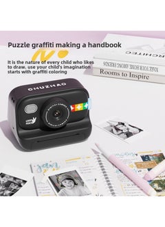 Generic Explosions Children's Camera Photographable Printable Toy HD Polaroid Digital Camera Direct Sales-Color:S9 White (including 3 Rolls Of Color Printing Paper) + 32g Memory Card  - Image 4