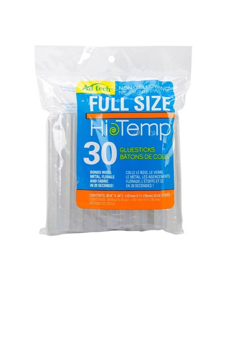 Ad-Tech High-Temp Glue Sticks 7/16in x 4in 30pc - Image 1