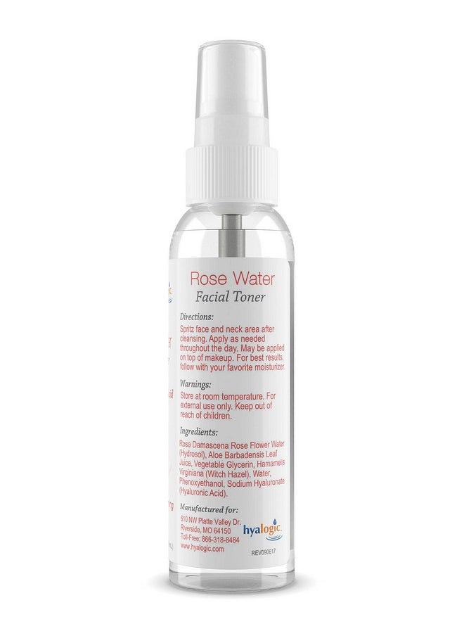 Hyalogic Hyalogic Rose Toner - Alcohol-Free Facial Toner with Hyaluronic Acid & Aloe Vera - Amazing Face Astringent for All Skin Types - Facial Toner to Boost Brightness & Softness (4 fl oz)  - Image 2
