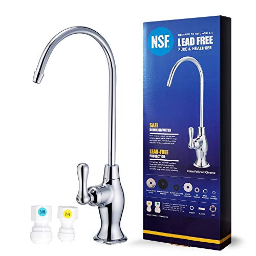 Water Filter Tec NSF Certification Water Filtration Reverse Osmosis Faucet (Polished Chrome) Lead-Free Advanced RO Tap for Drinking, Kitchen Sink Cooking, Cleaning | Safe, Healthier … - Image 1