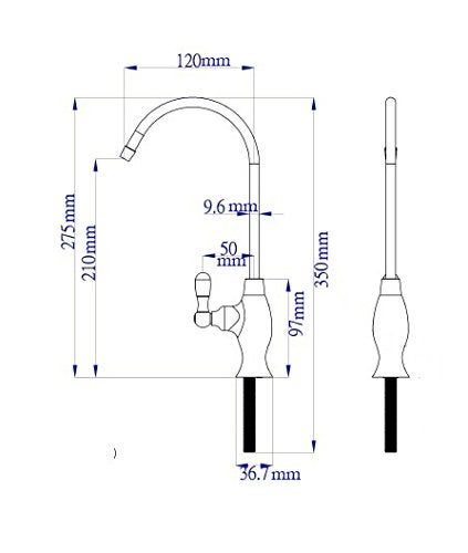 Water Filter Tec NSF Certification Water Filtration Reverse Osmosis Faucet (Polished Chrome) Lead-Free Advanced RO Tap for Drinking, Kitchen Sink Cooking, Cleaning | Safe, Healthier … - Image 4