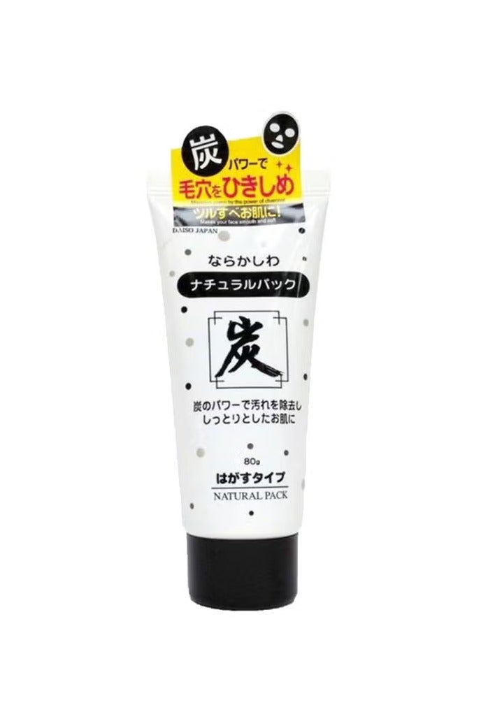 Daiso Natural Pack Charcoal Peel Off­ Mask 80grams - Image 1