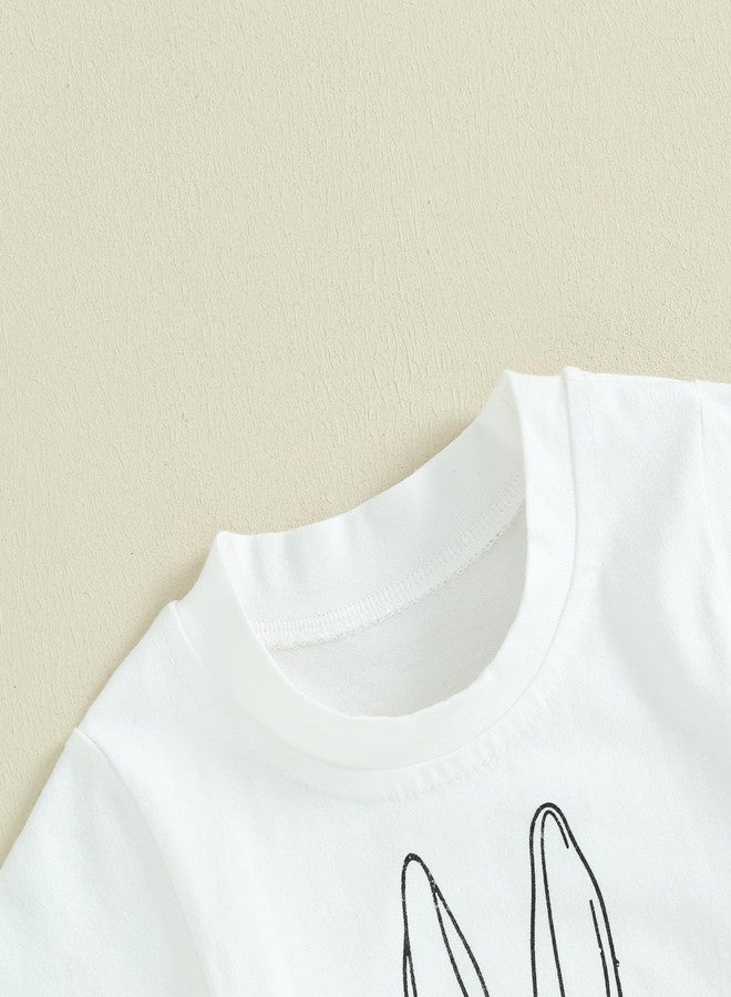 Gureui My First Easter Baby Boy Outfit 6-12 Months Crewneck Short Sleeve T-Shirt Top Pants Infant Summer Clothes - Image 5