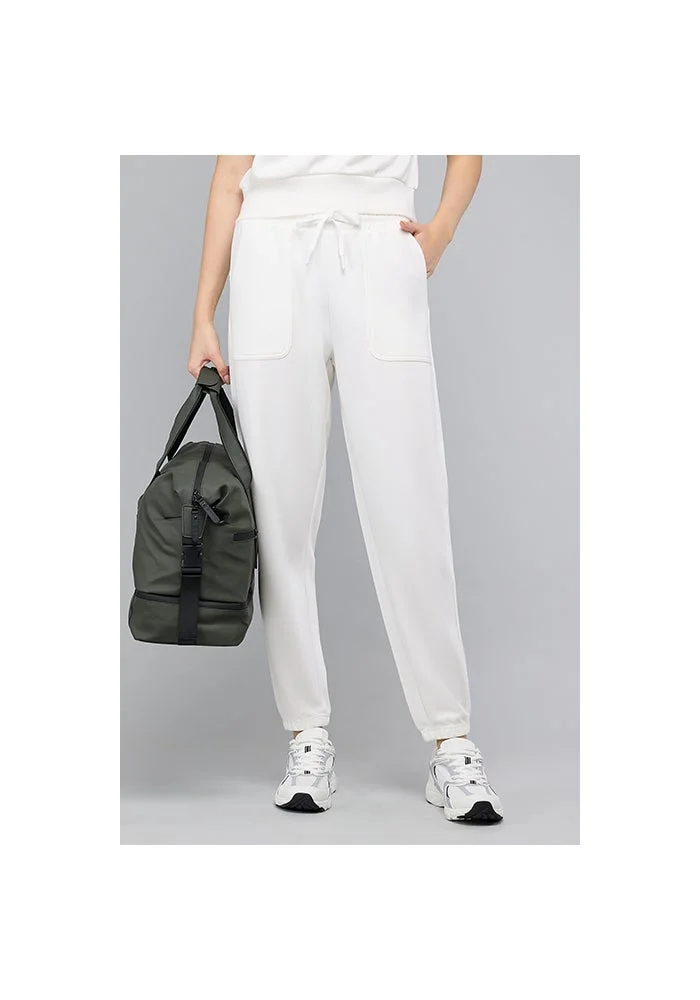 أر أند بي Solid Joggers with Drawstring Waist
