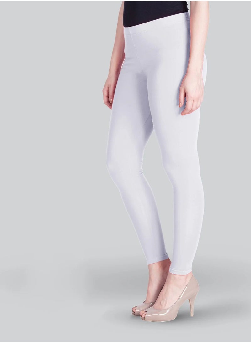 Lyra White Ankle Length Leggings  - Image 5
