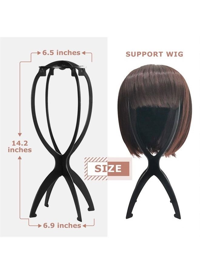 Dreamlover Wig Stand, Wig Head Stand for Multiple Wigs, Black, 3 Pack  - Image 2