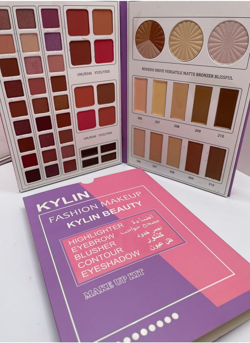 KYLIN HIGHLIGHTING EYEBROWS EYES BLUSH CONTOUR AND EYESHADOW  - Image 5