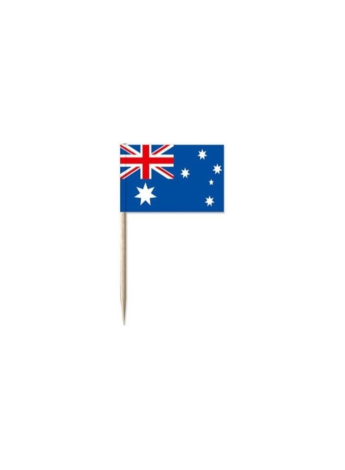 50Pcs Disposable World Cup Multi National Country Flag Stick Cake Toper Flag Fruit Stick Cocktail Cake Stick Toothpick Food Decoration - Image 1