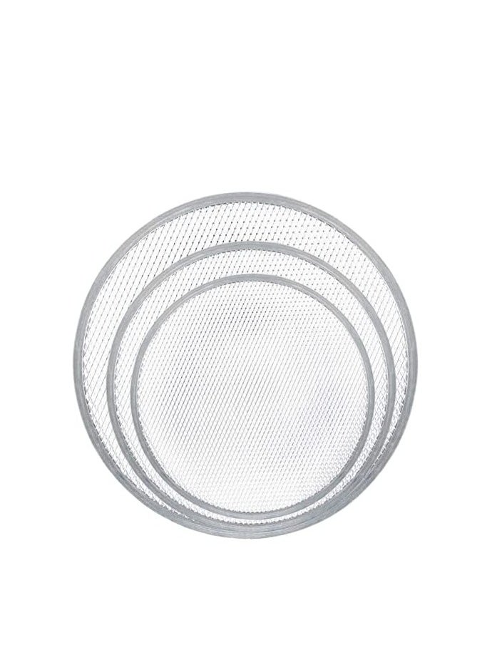 Ayda Round Seamless Aluminum Mesh Pizza Screens,Nonstick Pizza Screen, Pizza Pan Oven Baking Tray 12inches  - Image 3