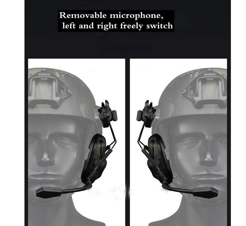 JFFCESTORE Tactical Headset No Noise Reduction for Z.Tactical Series PTT(Black) - Image 3