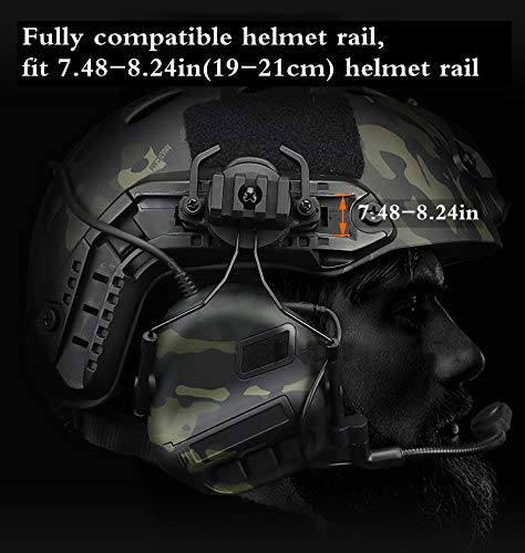 JFFCESTORE Tactical Headset No Noise Reduction for Z.Tactical Series PTT(Black) - Image 4