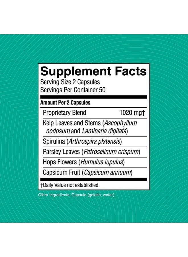 NATURE'S SUNSHINE TS II w/Hops, 100 Capsules | Supports Proper Thyroid Function and Helps Maintain Balance in the Thyroid Gland - Image 3