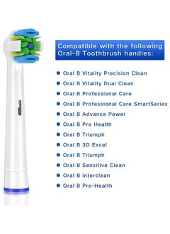 AOBAMA Replacement Brush Heads Compatible with Braun Oral b Electric Toothbrush - Floss Toothbrush Head for Oral B Pro 1000 Genius Smart Series (16 Pack)  - Image 2