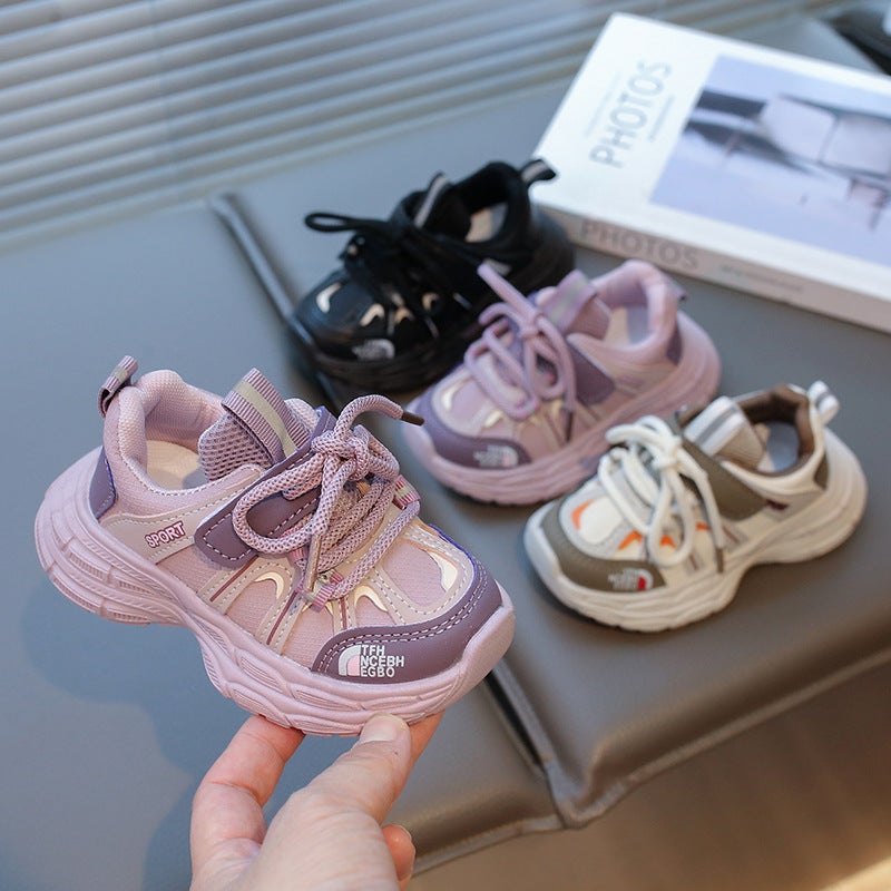 Mesh Sneakers Lightweight Flexible Sole Walking Shoes For Kids Indoor And Outdoor Activities - Image 3