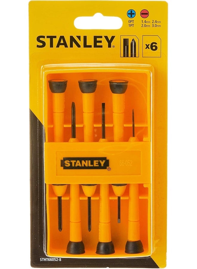 Stanley Stanley 0-66-052 Precision Screwdriver 6 Piece Set  - Image 2