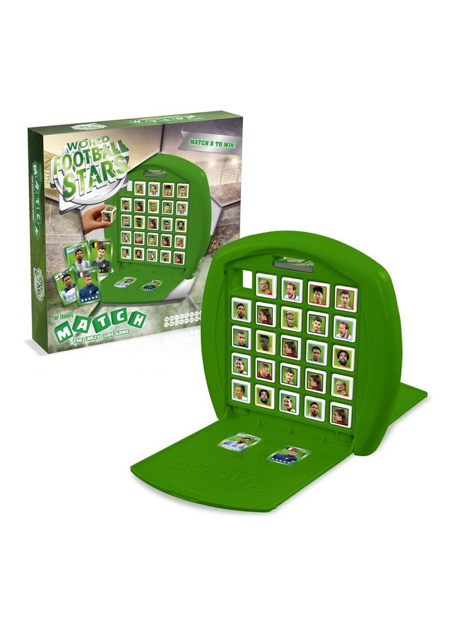 Top Trumps Match Game World Football Stars - Family Board Games for Kids and Adults - Matching Game and Memory Game - Fun Two Player Kids Games - Memories and Learning, Board Games for Kids 4 and up