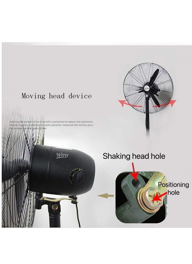 EasyLife - 26 Inch Industrial High Power Fan, 120W, Oscillating Exhaust Fan, Mechanical Floor Fan - Image 1