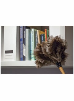 Excefore Feather Duster, Dust Duster for Home Cleaning, Soft Feather Moping and Car Dusting, Eco-Friendly Genuine Ostrich Dusters Easy to Clean Reuse, Smart and Soft and Fluffy Duster (2 Pcs)  - Image 3