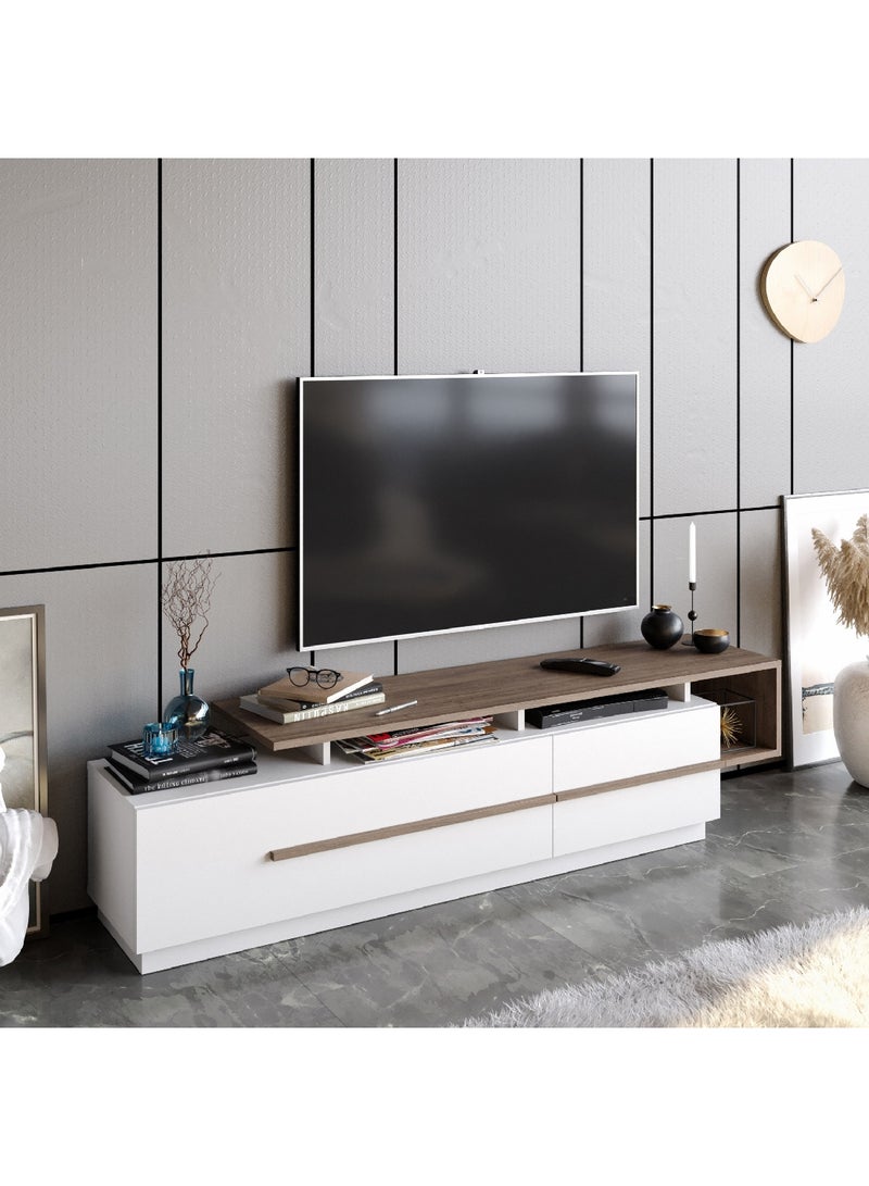 Home Box Ohio TV Unit for TV's upto 75 inches 38.9 x 46.4 x 180 cm  - Image 2