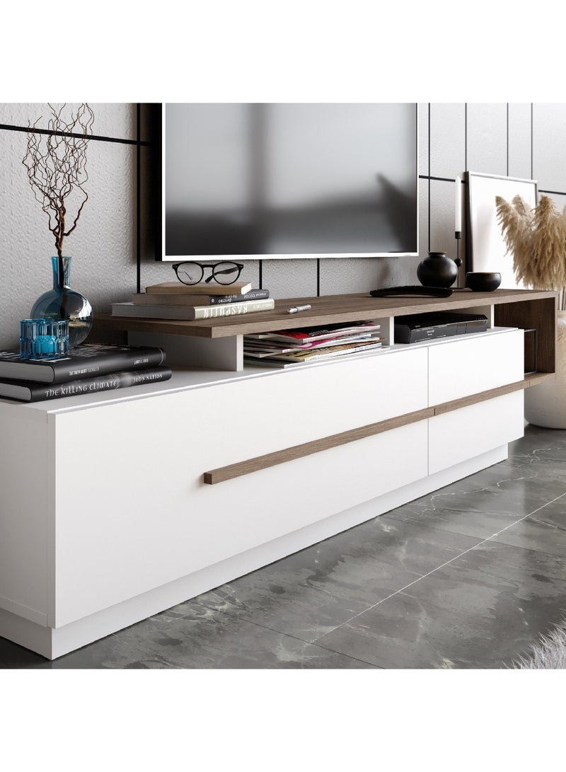 Home Box Ohio TV Unit for TV's upto 75 inches 38.9 x 46.4 x 180 cm  - Image 3