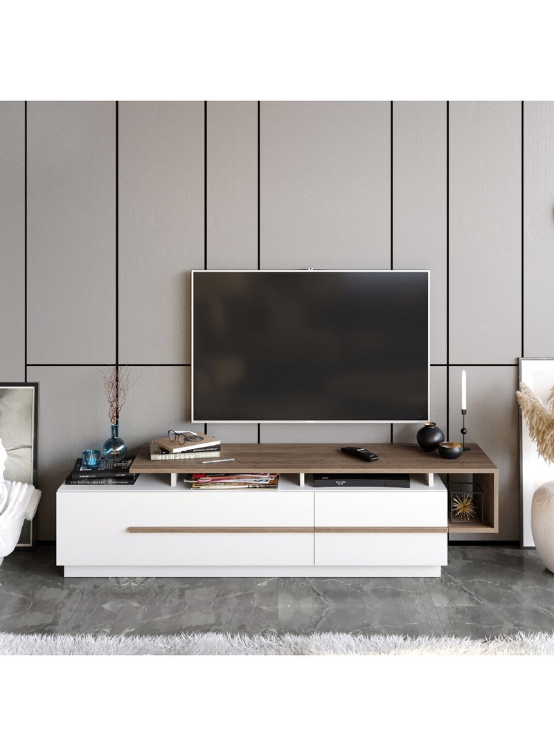Home Box Ohio TV Unit for TV's upto 75 inches 38.9 x 46.4 x 180 cm  - Image 1