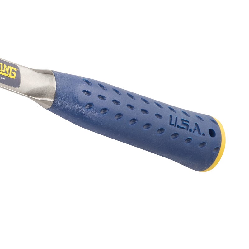 ESTWING Bricklayer's/Mason's Hammer - 16 oz Masonary Tool with Forged Steel Construction & Shock Reduction Grip - E3-16BLC - Image 4