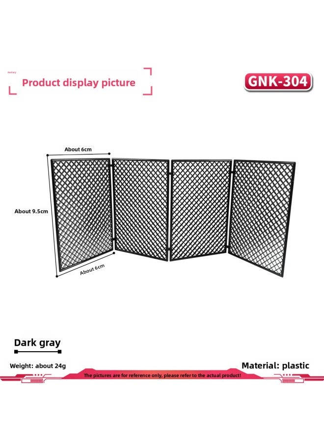 Fence Protective Net Suitable For Lego Gundam Model Military Base Scene Accessories Iron Roadblock Special/Police Inspector/Prison 