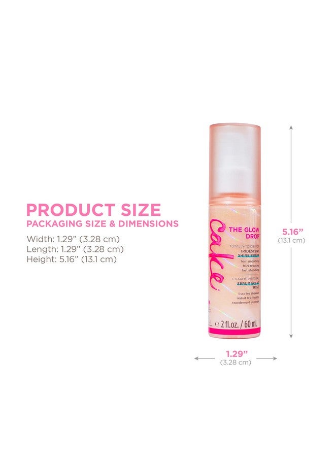 Cake Beauty The Glow Drop Iridescent Shine Serum, Vegan and Sulfate-Free, 2 oz - Image 4